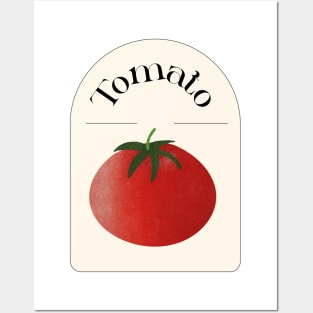 Retro fruit label Tomato Posters and Art